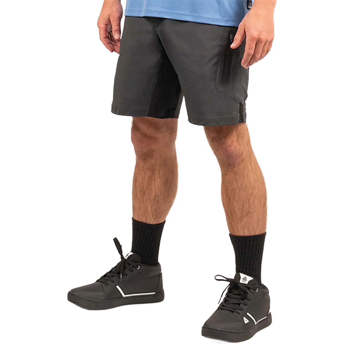 ZOIC Ether 9 Short + Essential Liner - Men's Shadow, L