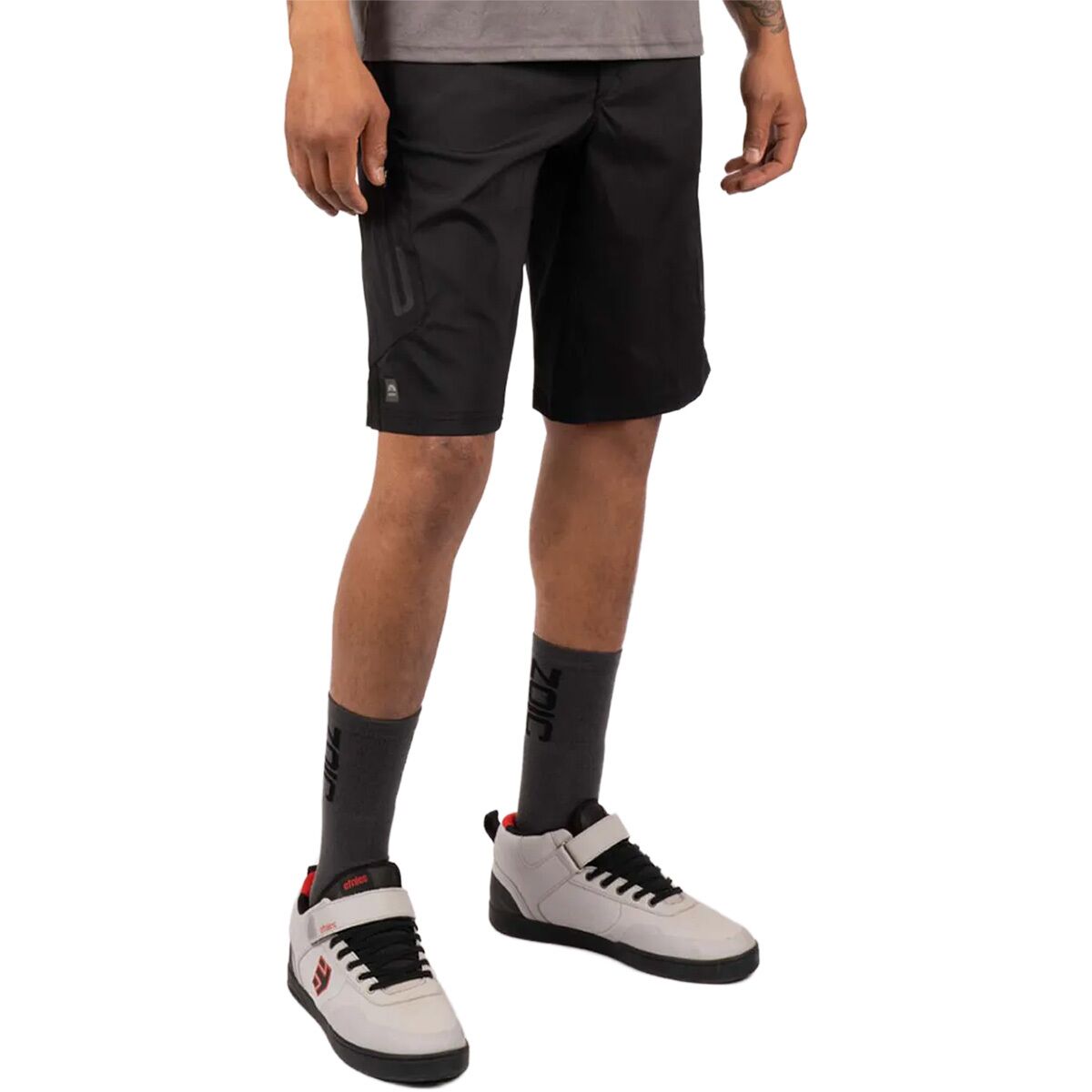 ZOIC Ether 12in Short + Essential Liner - Men's Black, XXL
