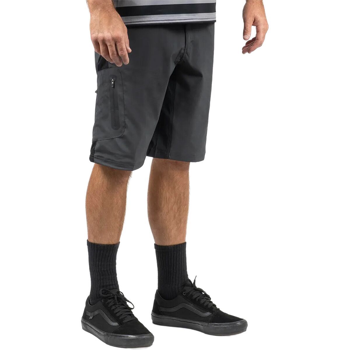 ZOIC Ether 12in Short + Essential Liner - Men's Shadow, XXL
