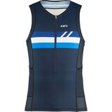 Garneau, Maillot Cycle Homme, 1/2 Zip, Bleu, Blanc et Noir