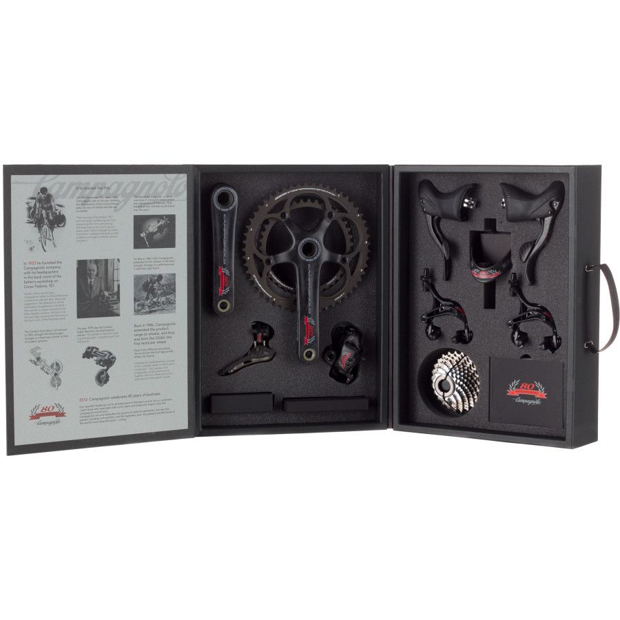 Campagnolo super record 80th 4点セット　新品未使用 Campagnolo Super Record 80th Anniversary Crank Set 11 Speed