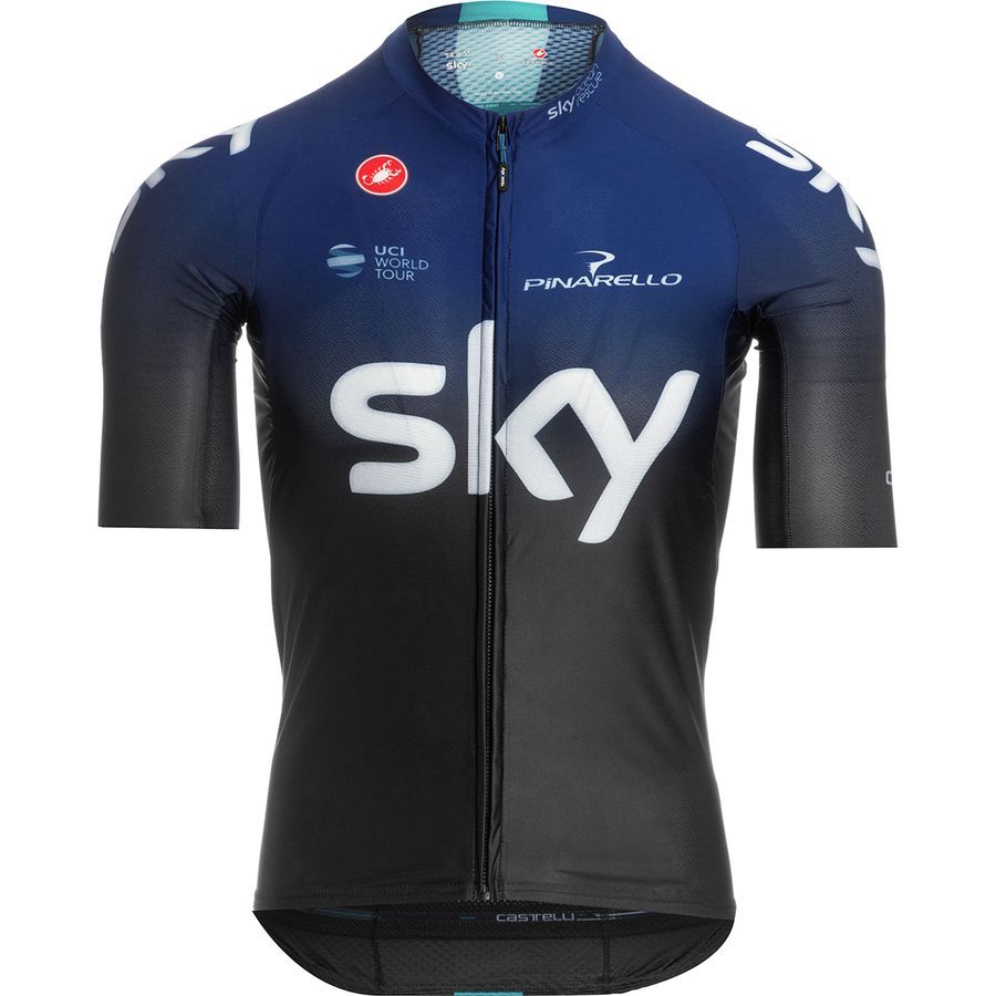 Castelli TEAM SKY Aero Race 6.0 Full-Zip Jersey - Men's - Men