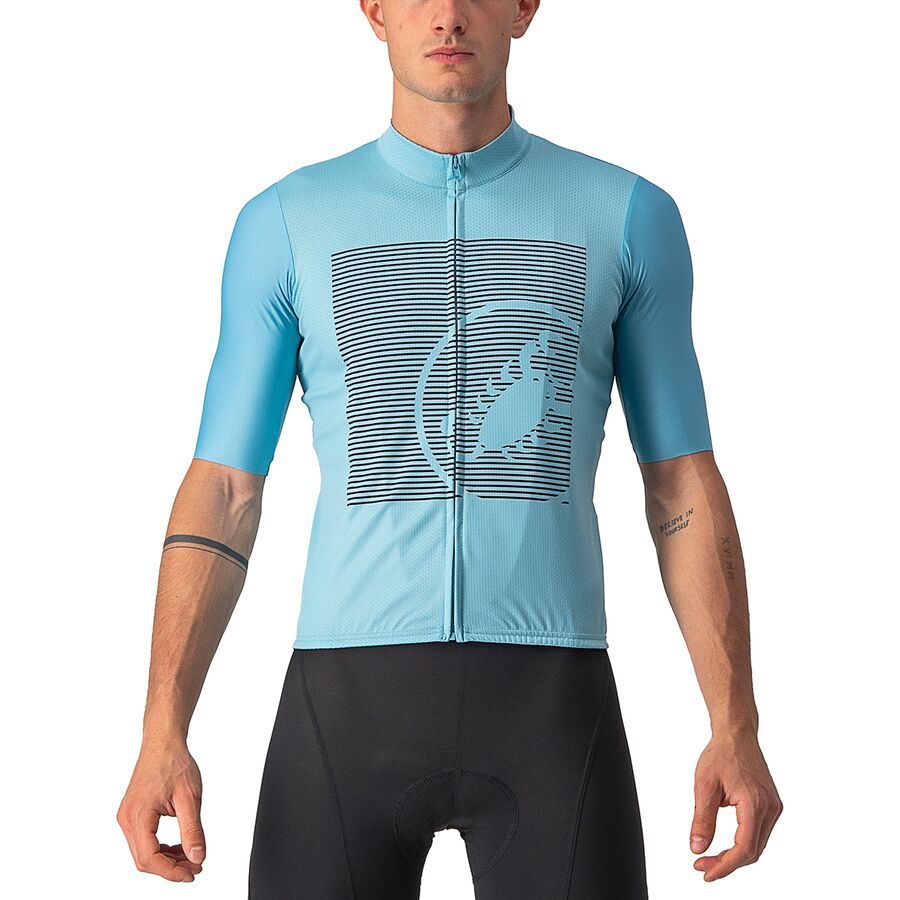 CASTELLI BAGARRE JERSEY ボルドー M Castelli Bagarre Mens Cycling Jersey (Pro Red/Bordeaux