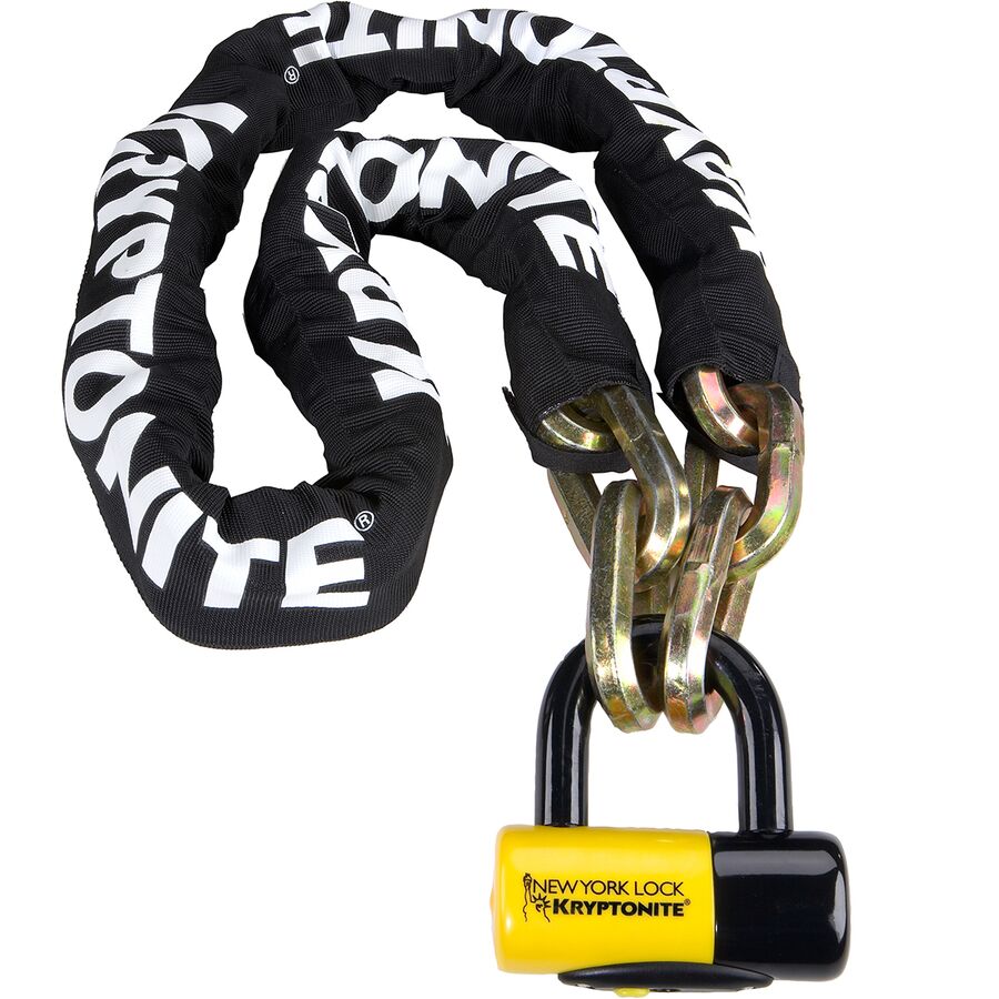 アクセサリー kryptonite new york lock Kryptonite New York Fahgettaboudit Chain 1415 + Disc Lock