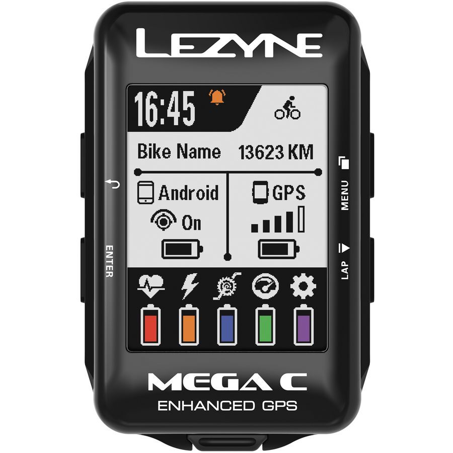 自転車 LEZYNE MEGA C GPS Lezyne Mega C GPS Bike Computer – Incycle Bicycles