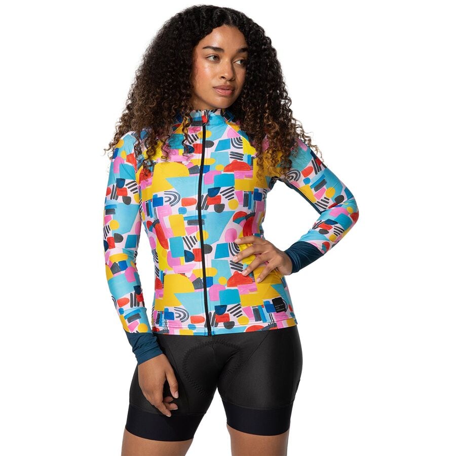 Machines for Freedom Summerweight Long-Sleeve Jersey - Women's Pop Print, L