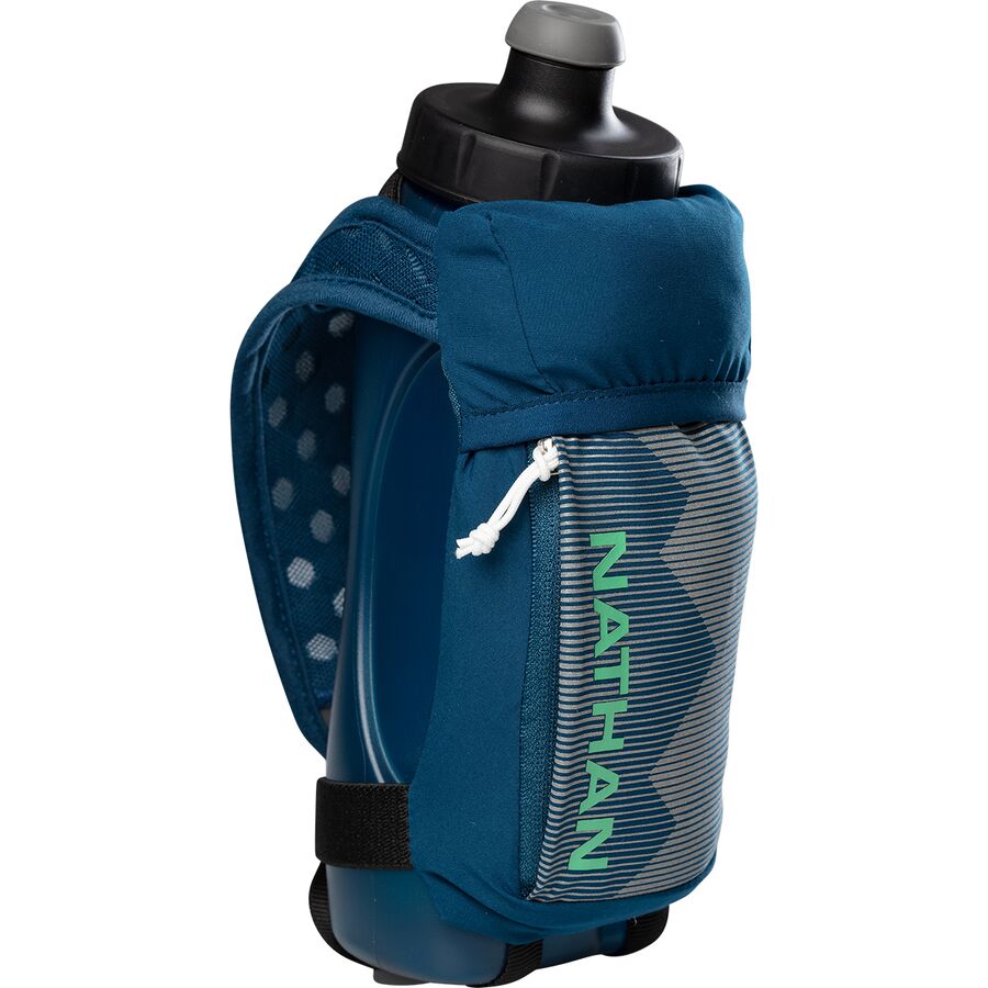 Nathan QuickSqueeze 12oz Insulated Handheld Black/Gold