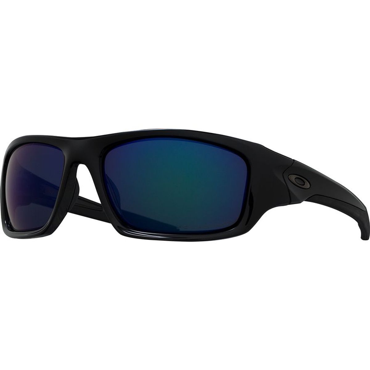 Oakley Valve Polarized Sunglasses OO9236-12 Polished Black w/ Deep Blue Lens