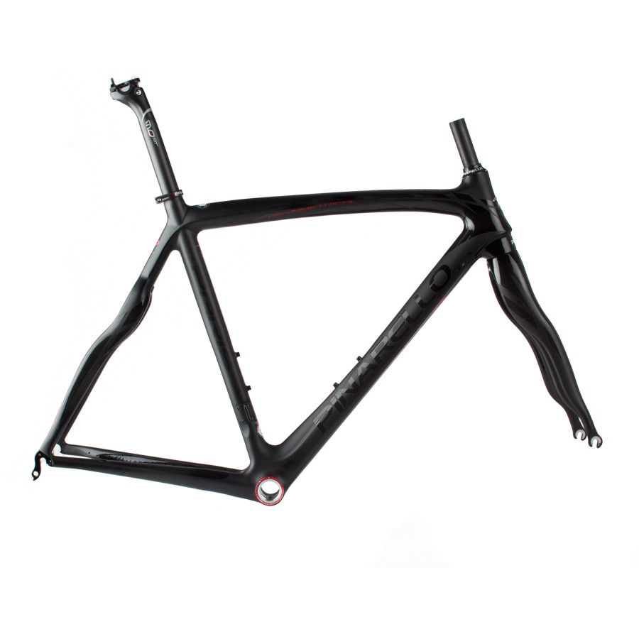 パーツ pinarello Paris COSMIC PRO CARBON Pinarello Paris Di2 EPS Carbon Frameset 56cm NOS 2013 Rare Black