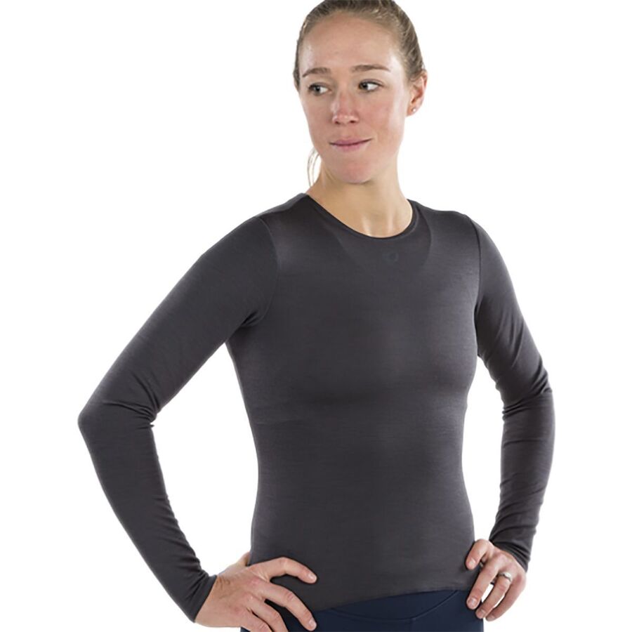 Pearl Izumi Women's Merino Thermal Long Sleeve Baselayer - Large - Phantom