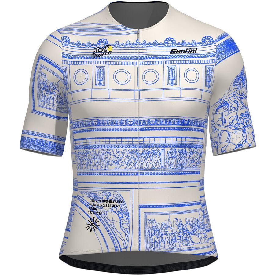 Santini Tdf Arrivee Arc De Triomphe Jersey - Men's - Men