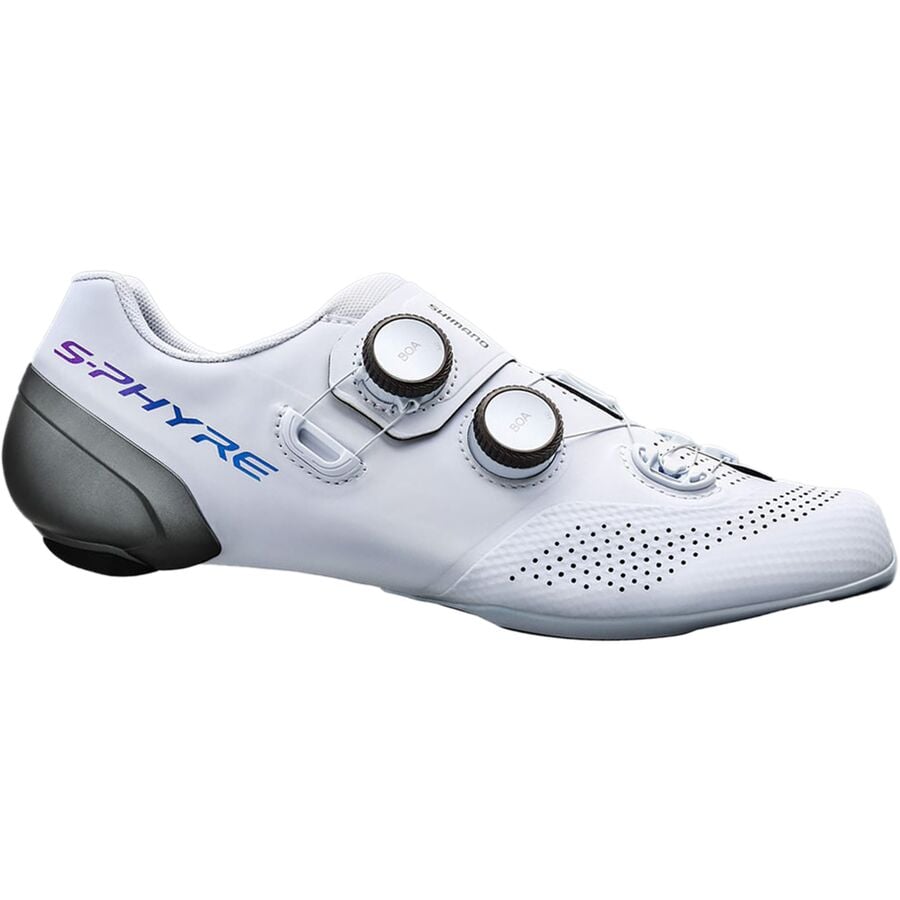 Shimano SH-RP9-W Carbon Road Bike Men's Custom Fit Cycling Shoes SPD-SL White 