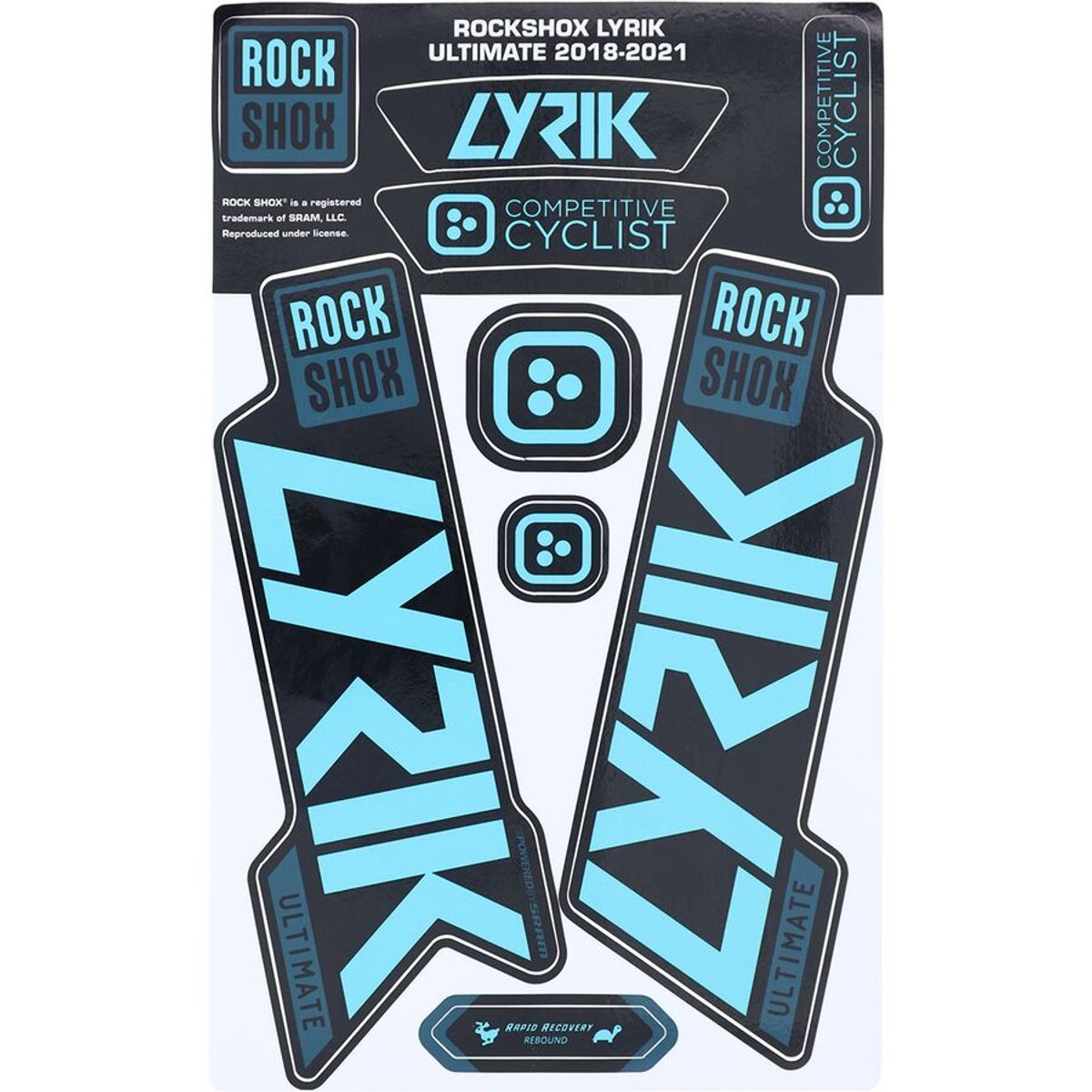 2018 rockshox store lyrik decals
