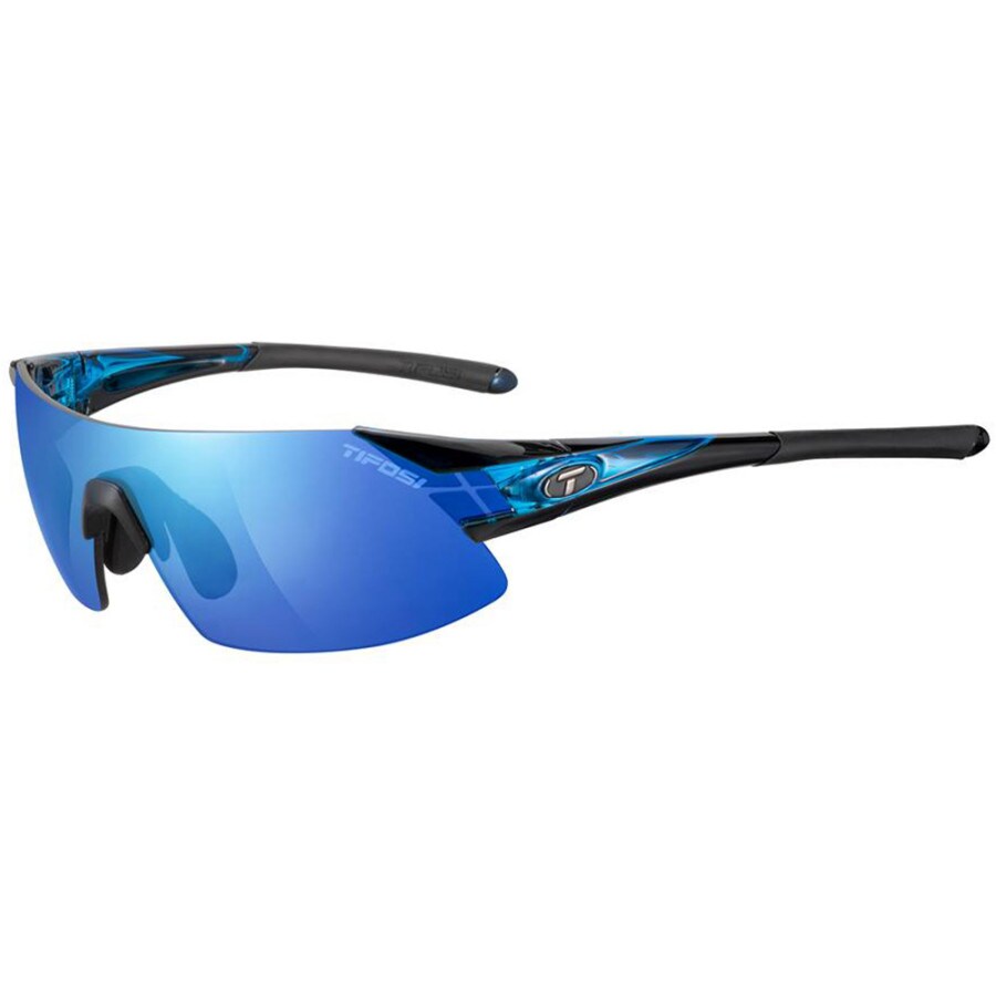 Tifosi PODIUM XC Matte Black Silver Gunmetal Clarion Blue CYCLING Sunglasses 