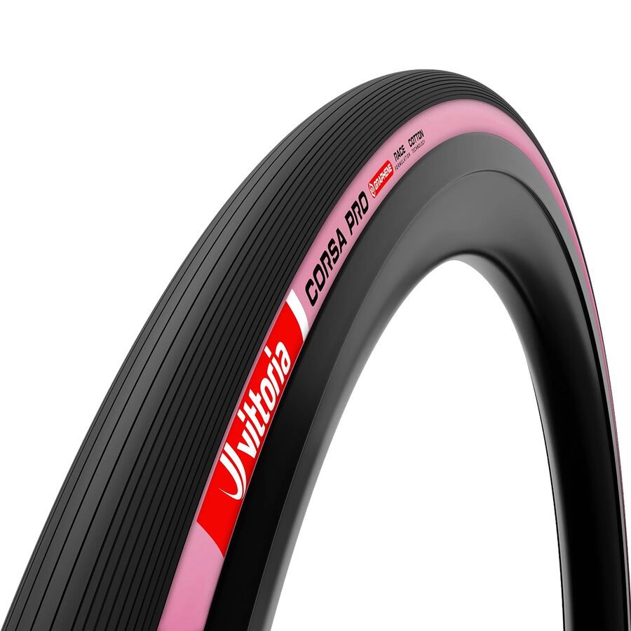 Vittoria Corsa PRO Pink TLR Tire - Components