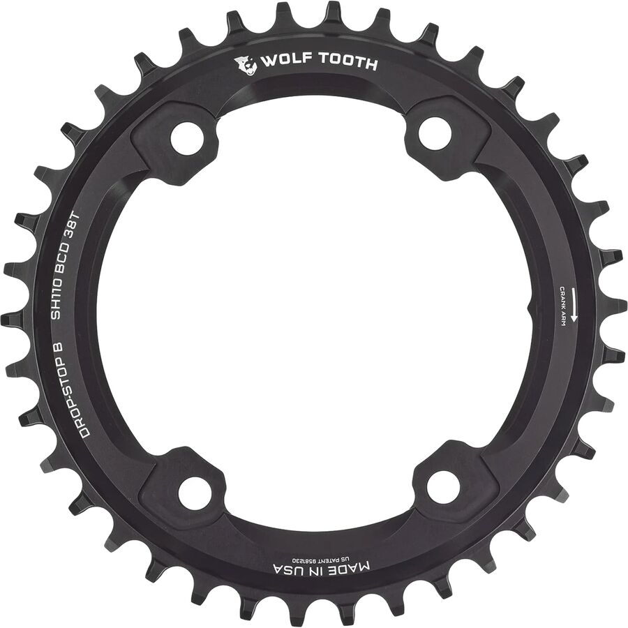 Wolf Tooth Components Drop Stop B Asymmetric 4-Bolt Shimano GRX