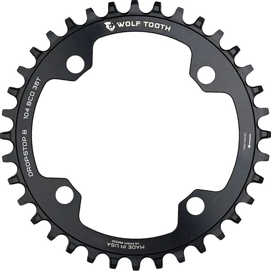 (取寄) ウルフトゥースコンポーネンツ 104 BCD チェーンリング フォア シマノ 12-スピード Wolf Tooth Components 104 BCD Chainring For Shimano 12-Speed Black Wolf Tooth Components 104 BCD Chainring For Shimano 12-Speed