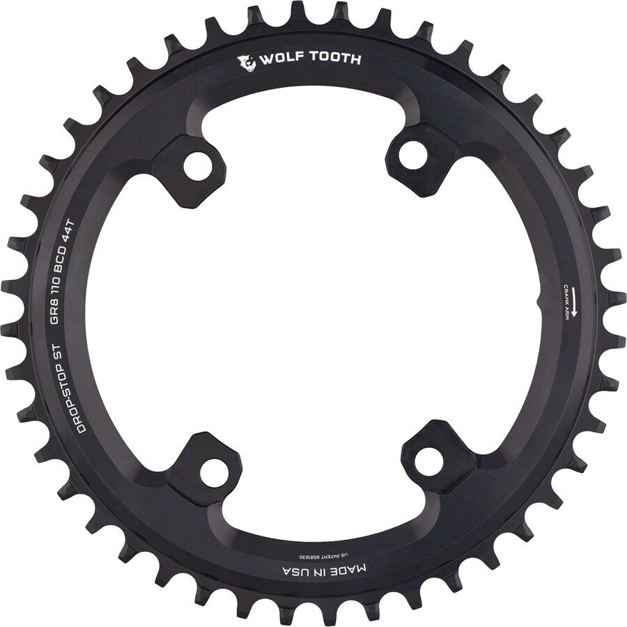 Wolf Tooth Components Drop Stop ST Asymmetric 4-Bolt Shimano GRX