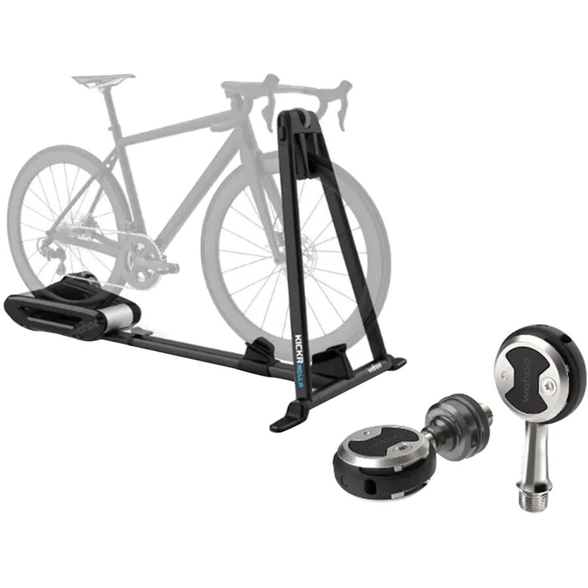 Wahoo Fitness KICKR Rollr in POWRLINK Zero Single-Sided Bundle