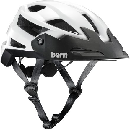 bern men's fl-1 trail summer bike helmet Pave Gloss White, S degrees of adjustment Bern: FL-1 Pave