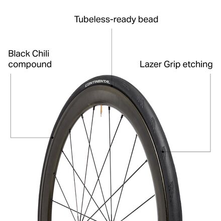 Continental Grand Prix 5000 TL C25 ① Continental GP5000 TL - FFWD Wheels USA