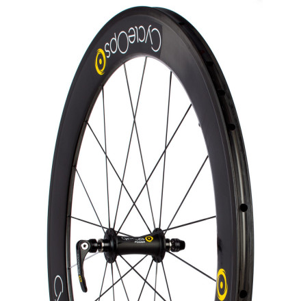 CycleOps PowerTap 65mm G3 Carbon Tubular Wheelset - Components