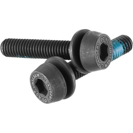 Viti Montaggio Pinza Freno Campagnolo H11 Disco 24mm - Kit 2 Bulloni Neri AC18-DBSC24