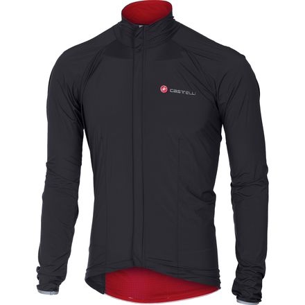 Castelli サイクルジャケット ブラック/レッド Castelli Sempre Jacket - Men's - Men