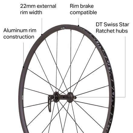 DT Swiss PR 1400 Dicut Oxic Road Wheel Tubeless Components