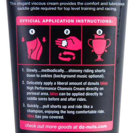 DZ Nuts Bliss Chamois Cream Women's Men