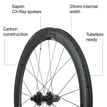 ENVE SES 4.5 AR Disc Brake Wheelset - Tubeless - Components