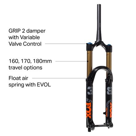 FOX 38 FACTORY 27.5インチ180mmストロークBoost Fox 38 Factory 27.5