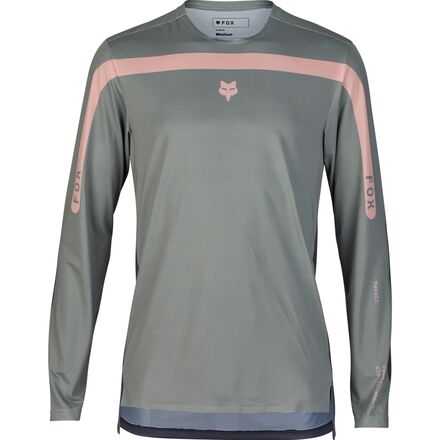 Fox Racing Flexair Aviation MTB Long Sleeve Race Jersey Grey Vintage M