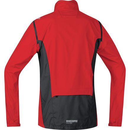 GORE Bike Wear ACTIVE SHELL Jacket Windbreaker Mens Medium GORE-TEX  Red/Black