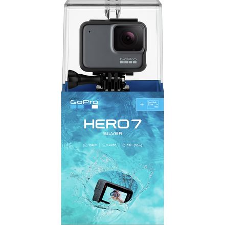 GoPro HERO7 Silver + 3-Wayハンドル + SDカード GoPro Hero 7 Silver Bundle with Handheld Monopod, 12
