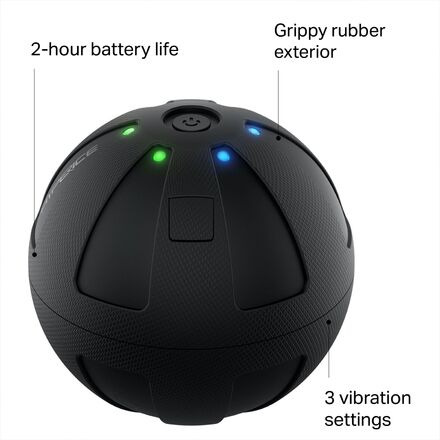 Balle De Massage Vibrante Hyperice Hypersphere Go – 3 Vitesses, USB-C, Compacte – Récupération Musculaire