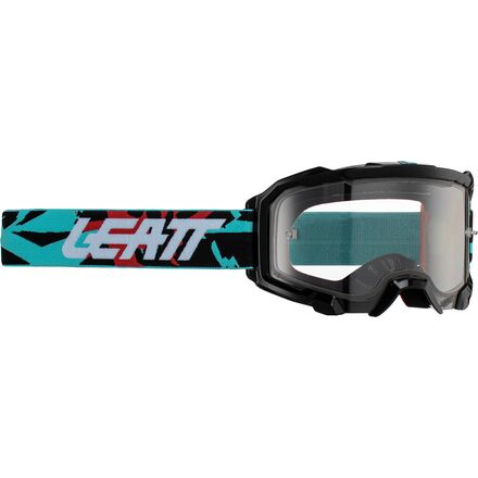 Leatt Moto 3.5 V26 Fluo Yellow Black Motocross Helmet With Goggles - View #4