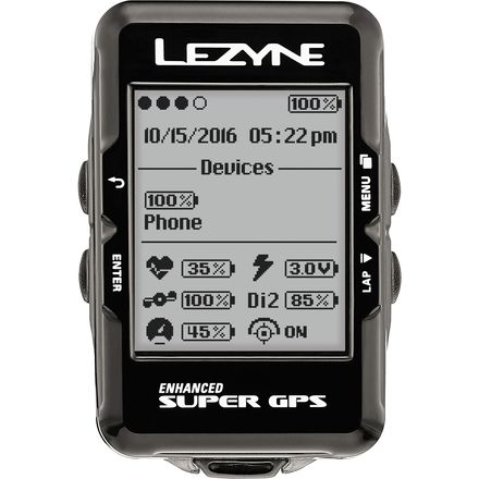 LEZYNE SUPER GPS サイコン Lezyne Super GPS Bike Computer - Men