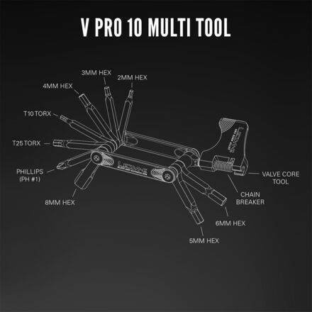 Lezyne V Pro 10 Multi Tool - Accessories