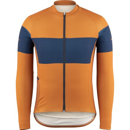 Louis Garneau Rugged Long-Sleeve Jersey - Men's Caramel/Blue, S