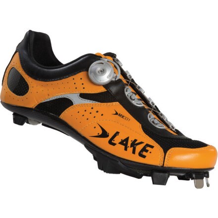 Lake MX331 Cross Shoes Orange/Black, 43.5 - Men's