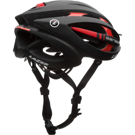 Lazer Genesis Fahrradhelm – Rot-Schwarz, Größe M, Für Radsport & Freizeit