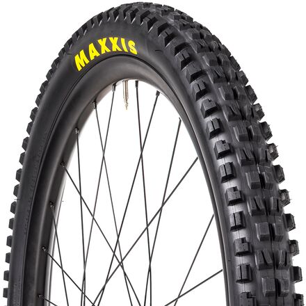 Pneu VTT Maxxis Minion DHF 27 5'' Tubeless Ready Dual Exo Protection Wide  Trail (WT) Flancs Beige