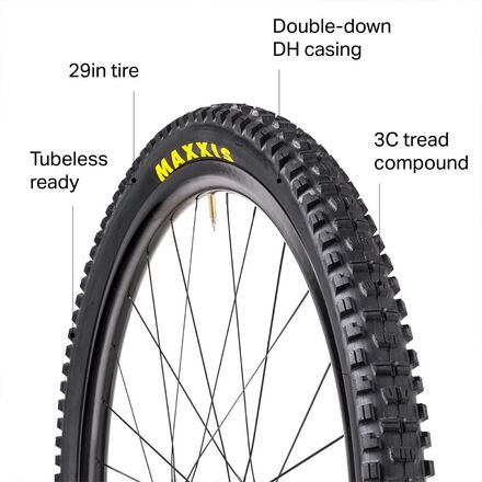 Maxxis Minion DHR II Double Down/3C/TR Tire - 29in - Components