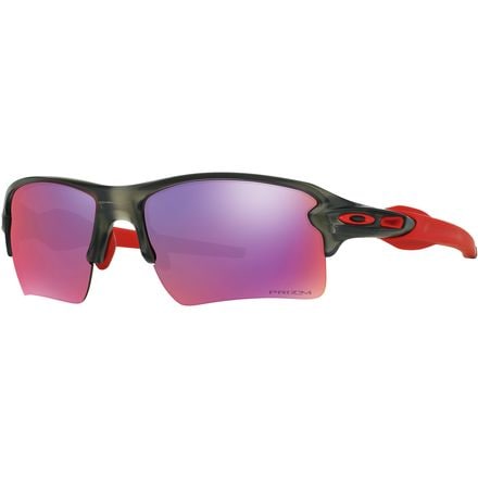 Flak® 2.0 (Low Bridge Fit) Prizm Ruby Lenses, Black Camo Frame Sunglasses