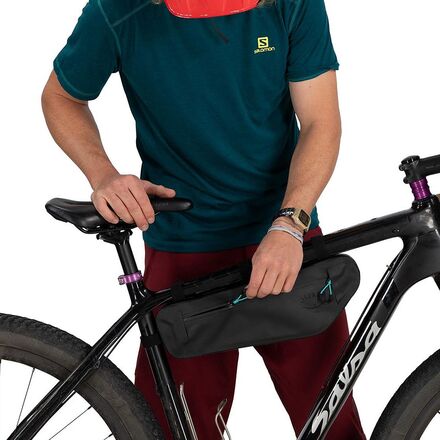 osprey bike packing bags Escapist Biking Frame Bag for Men and Women, Black, Large : Sports & Outdoors ended zipper for quick access Left side has multiple pockets to keep you organized Osprey Escapist Frame Bag -