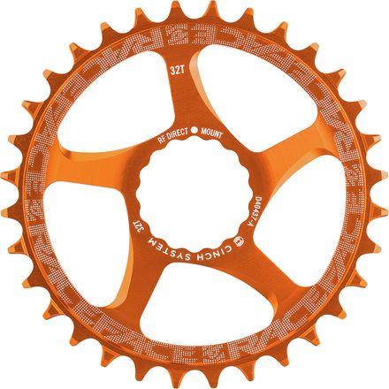 narrow in on RaceFace Narrow Wide Chainring: 104mm BCD, 30t, Blue | eBay