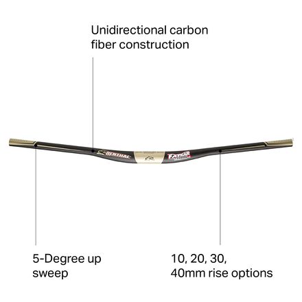 パーツ RENTHAL FATBAR 35 Fatbar35 20mm Rise
