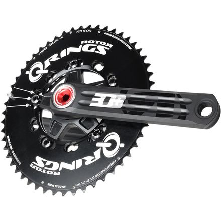 rotor 3dplus 170mm 54-40 Rotor 3D Plus Road Crankset - Components