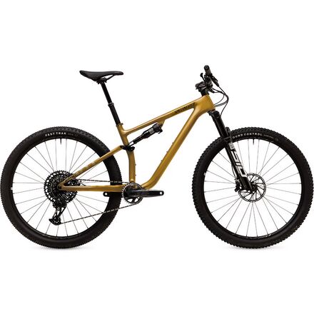 black and yellow mountain bike